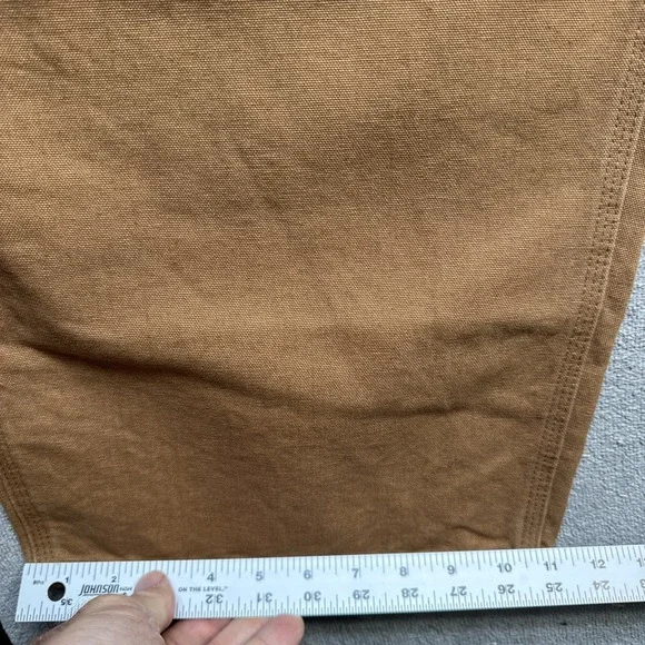 Carhartt B11 Washed Duck Work Pants‎ Brown 52x30 Men's Heavy Duty Canvas